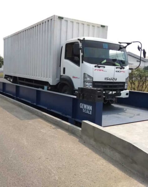 timbangan-truck kendaraan angkutan bahan bangunan